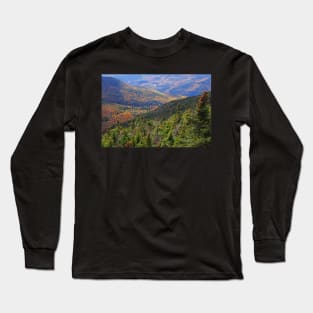 Foliage Covered Mountainscape Keene Valley Adirondacks New York Long Sleeve T-Shirt